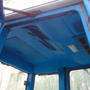 Restoration 2 Ford WW Q cab roof lining fitted Andrew Offer (1)