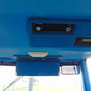 Restoration 2 Ford WW Q cab roof lining fitted Andrew Offer (2)